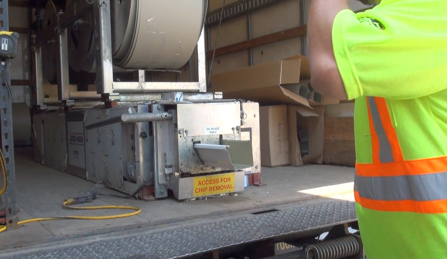 gutter_machine_feature Eavestrough Production Machine Services